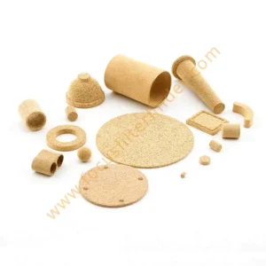 3-90 micron factory custom bronze powder sintered filter elements