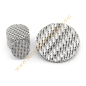 5-layer 0.1 micron stainless steel screen sintered filter disc