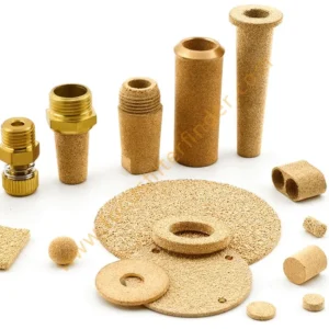 Bronze filter element designed for compressd air filter silencer in die-casting machine