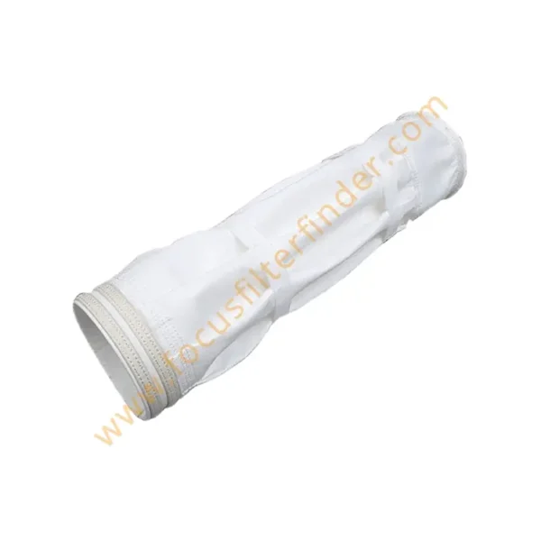 Corrugated PET dust filter bag with static-proof function